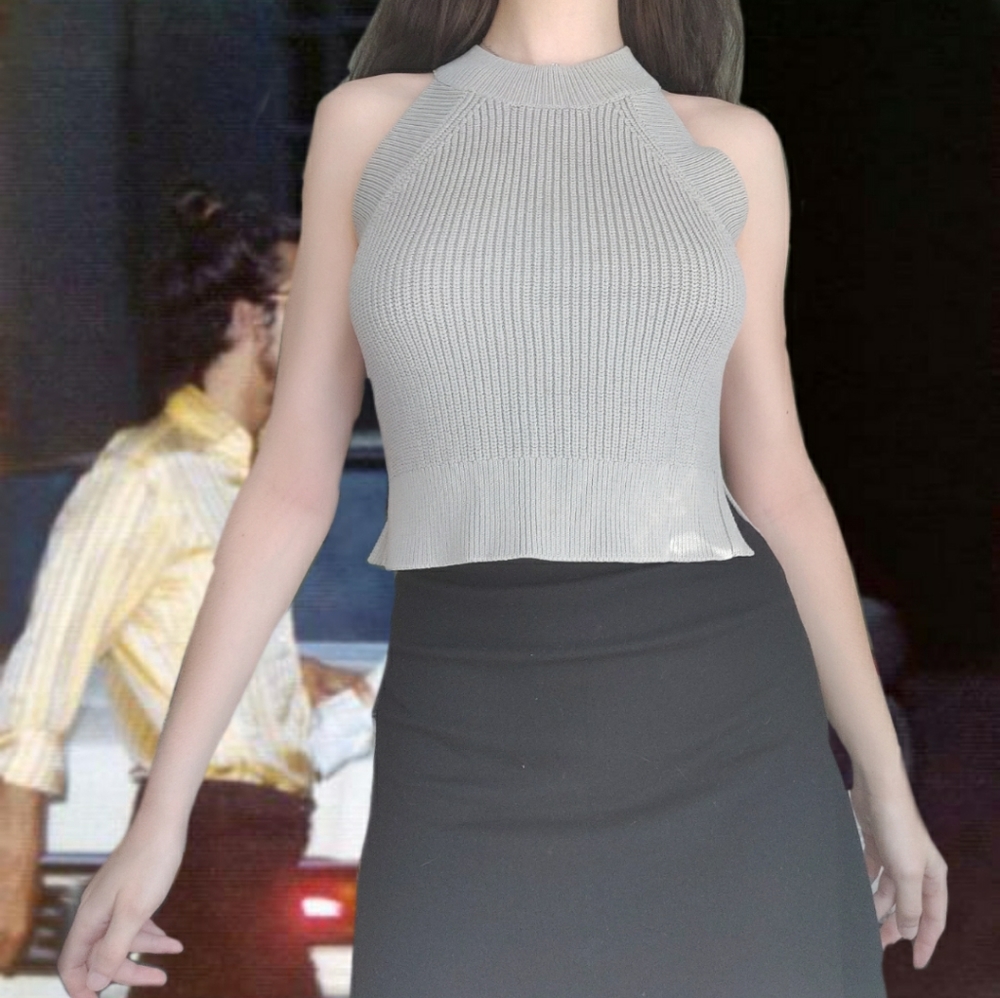 Wilfred knit high-neck tank top